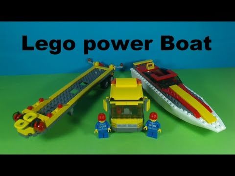 Vidéo LEGO City 4643 : Le transport du bateau à moteur