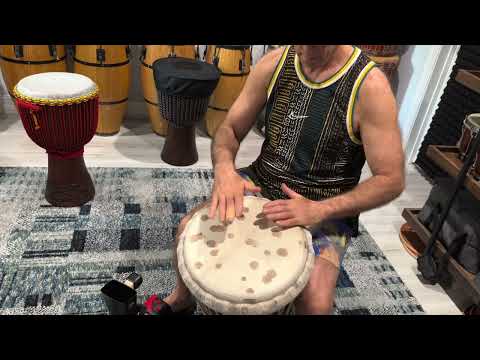 Kordejuga djembe accompaniment part  in 9/8 time
