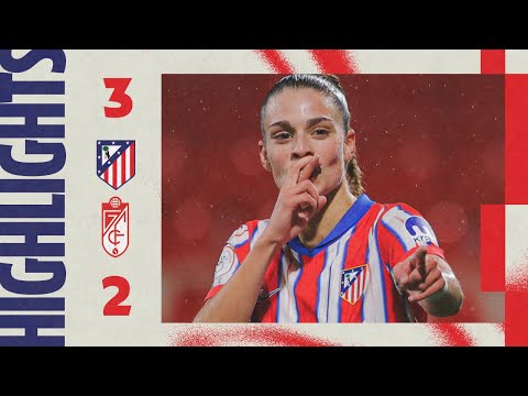 RESUMEN | Atlético de Madrid Femenino 3-2 Granada CF | ⚽ Gio (2) y Synne Jensen | Copa de la Reina