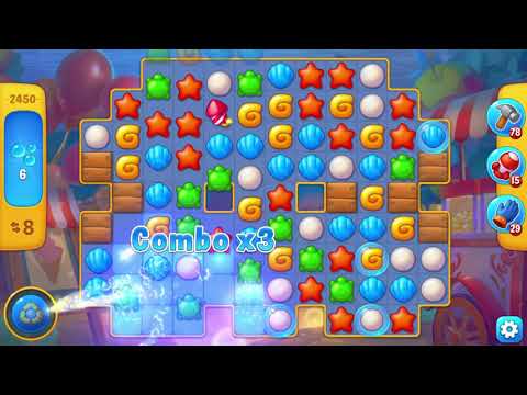 Fishdom 2450 Hard Level - NO BooSTERS