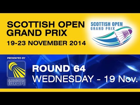 R64 - MS - Yuhan TAN vs Jan FROHLICH - Scottish Open Grand Prix 2014