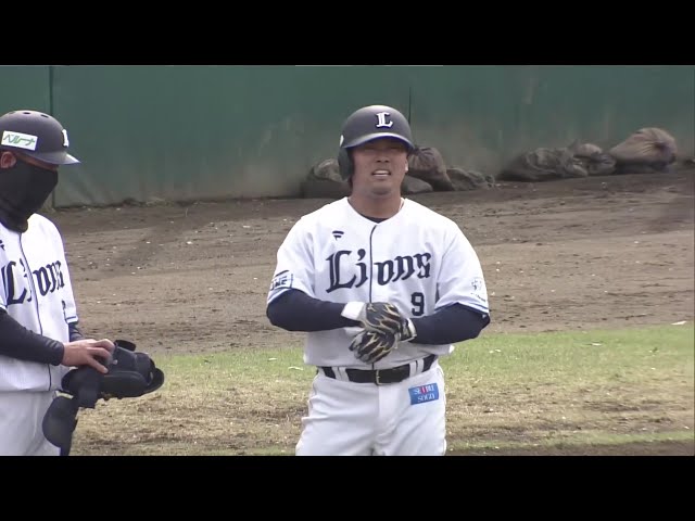 【ファーム】待望の先制点‼ ライオンズ・蛭間拓哉 粘りの打球でタイムリー3ベースヒット‼ 2025年4月11日 埼玉西武ライオンズ 対 千葉ロッテマリーンズ