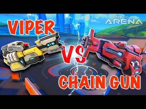 Is VIPER Better than CHAIN GUN? - Mech Arena Comparison