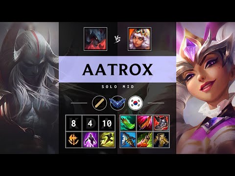 Aatrox Mid vs Qiyana - KR Diamond Patch 25.10