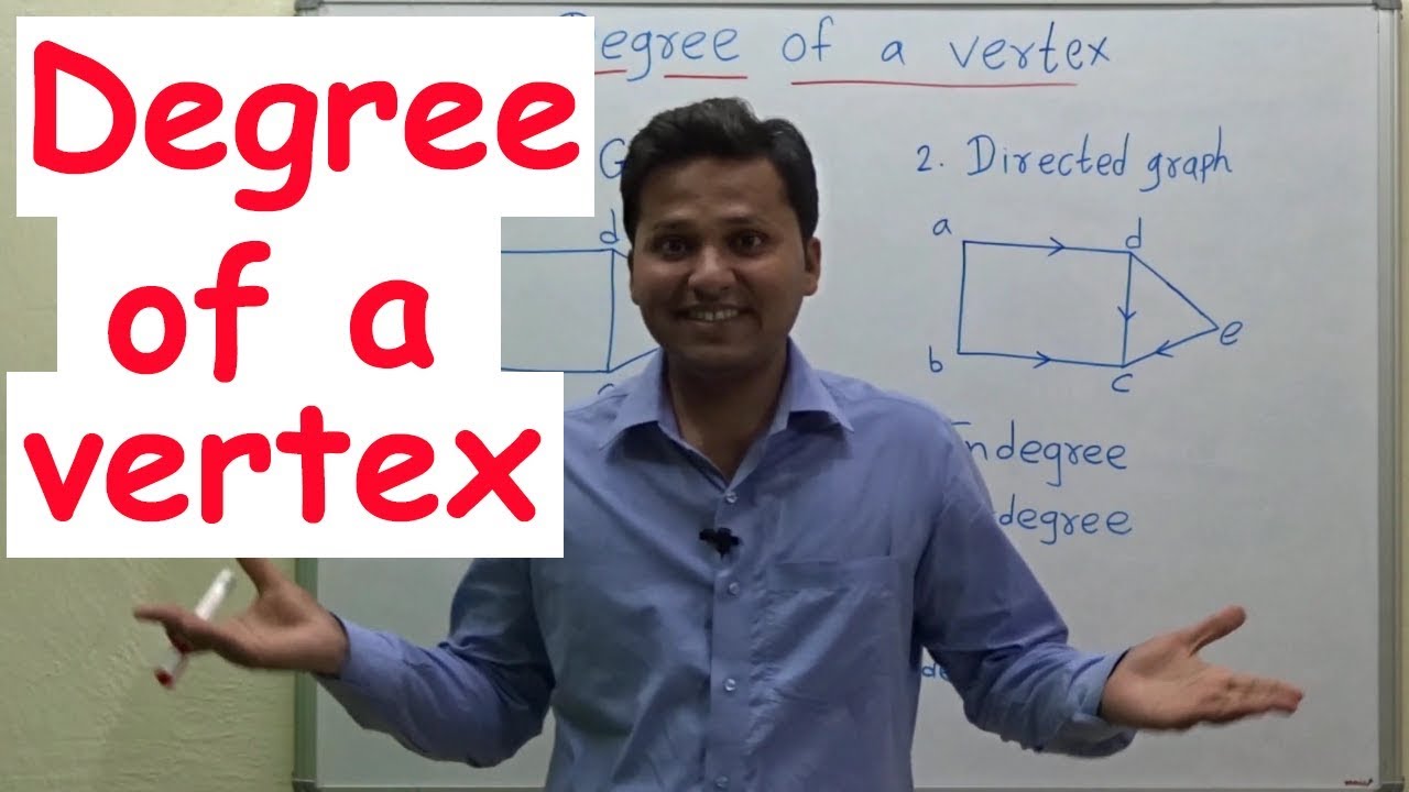 Degree of a vertex in Graph | Graph Theory #6