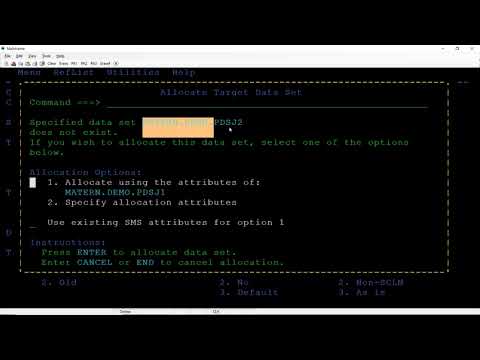 New Mainframe Batch from 16-Nov-2022 U TSOISPF V11_Copy and Move ISPF 3.2 and ISPF 3.3 Options