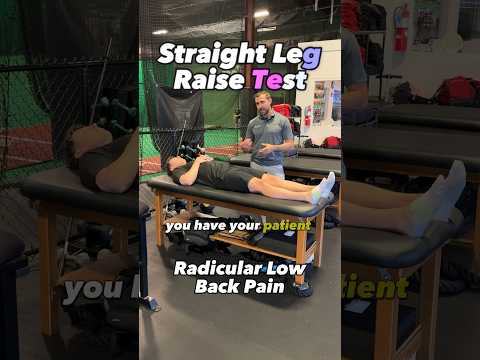 Straight Leg Raise or Lasegue Test | Radicular Low Back Pain Examination