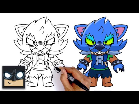 How To Draw Werewolf Leon | Brawl Stars