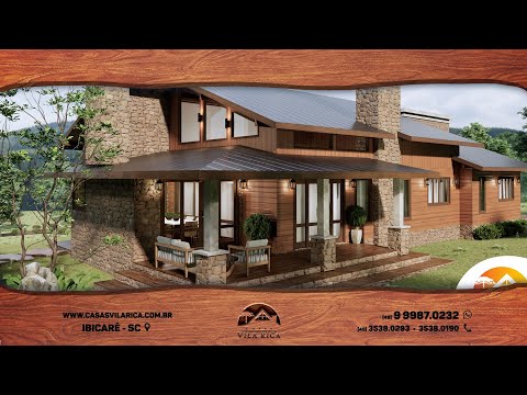 PROJETO 2881 (Marechal Cândido Rondon/PR) - Área total casa 320,19m²