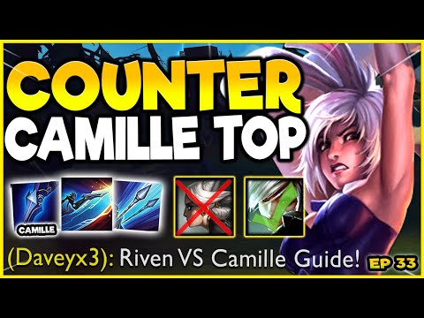 How to ALWAYS Beat Camille in Ranked & CARRY! (GUIDE) - Riven TOP Gameplay Guide Season 11 (Ep33)