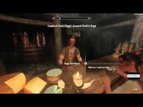 Returning Roggis' shield