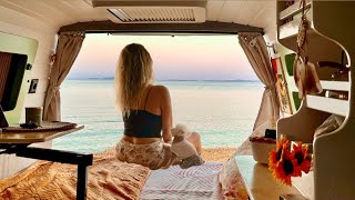 Transporter T4'üm karavan oldu! Midilli Adası'nda karavanımı inceleyelim 🚐🇬🇷