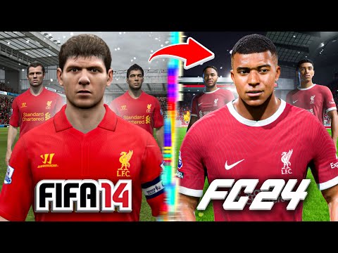 I Rebuild Liverpool From FIFA 14 to FC 24!