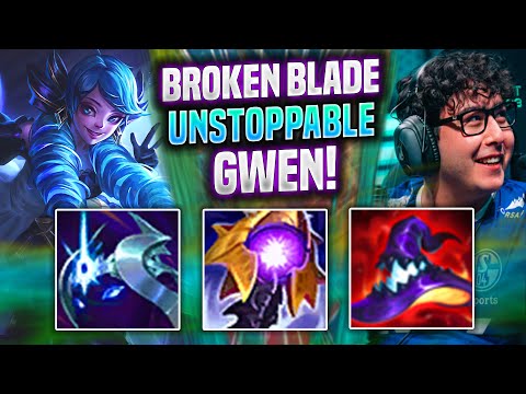 BROKEN BLADE IS UNSTOPPABLE WITH GWEN! - G2 Broken Blade Plays Gwen Top vs Jayce! | Season 2022