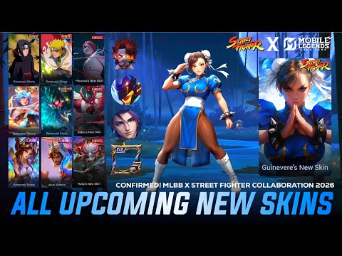 ALL UPCOMING SKINS 2026 - MLBB X STREET FIGHTER CONFIRMED - APRIL STARLIGHT SKIN 2026 | MLBB LEAKS