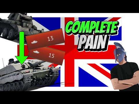 Playing the ENTIRE British MBT Line - Reserve to TOP tier