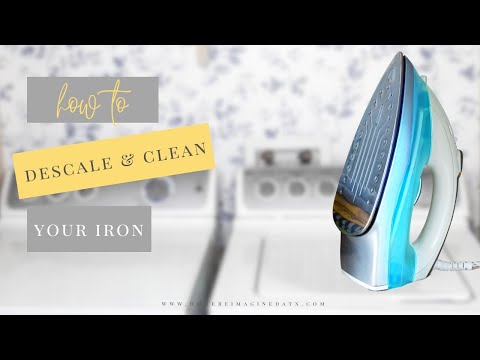 How To Descale & Clean An Iron (removing rust & limescale)