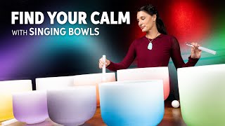 Video thumbnail for Meinl Sonic Energy Crystal Singing Bowls by Sweetwater