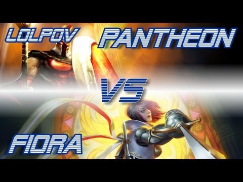 LoLPoV - Pantheon vs Fiora [Top] (League of Legends Live Commentary)