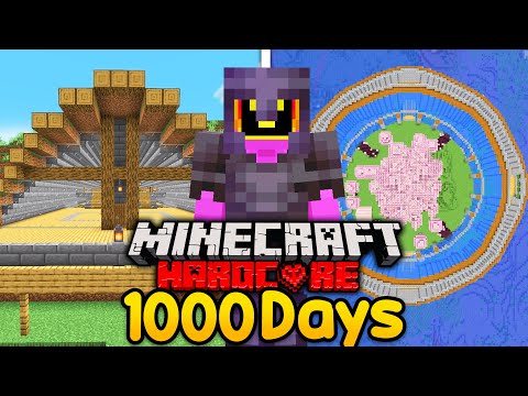 I Survived 1000 Days in Hardcore Minecraft! (FULL MOVIE)