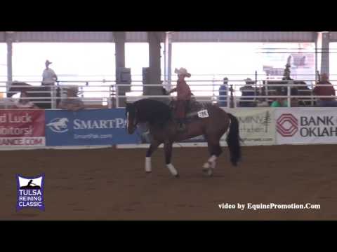 Playgun Chic Olena ridden by Colt Mitchell  - 2016 Tulsa Reining Classic (Saturday Short Stirrup)