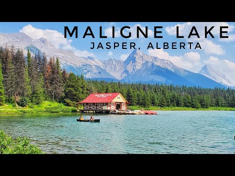 Maligne Lake - Jasper National Park, Alberta - CANADA | 4K