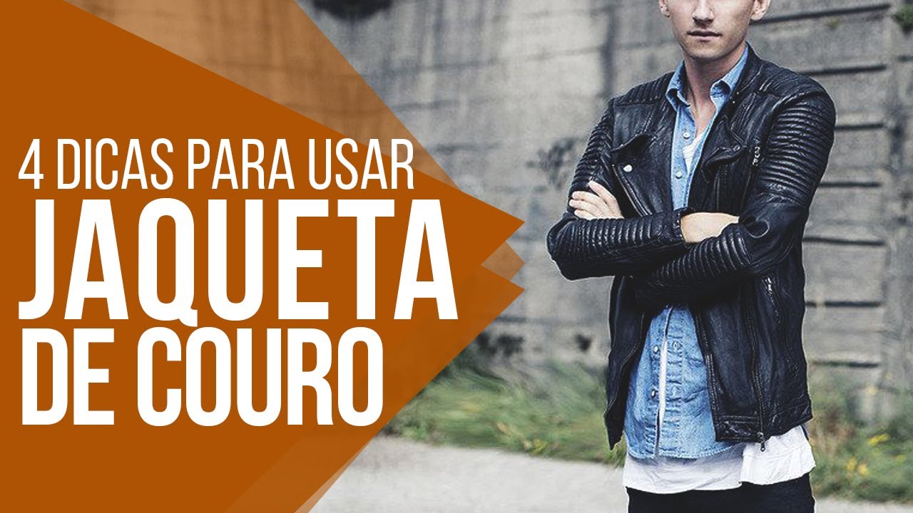 ⚫ JAQUETA DE COURO MASCULINA: 4 Dicas para usar no Dia a Dia - #DicasMM ⚫