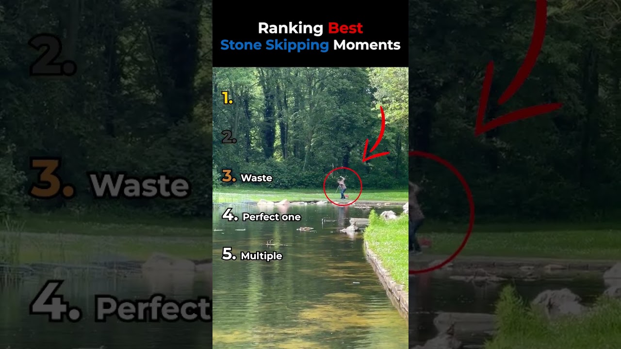 Ranking Best Stone Skipping Moments