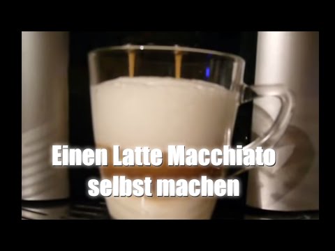Einen Latte Macchiato selbst machen