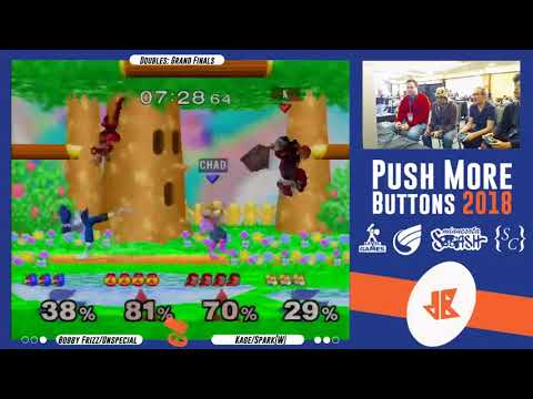 [Melee Doubles GF] Kage/Spark[W] vs Absentpage/Dairy [Push More Buttons 2018]