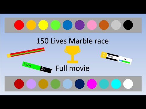 150 Lives Marble race : Full movie