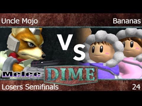 DIME 24 - Uncle Mojo (Fox) vs Bananas (ICs) Losers Semifinals - Melee