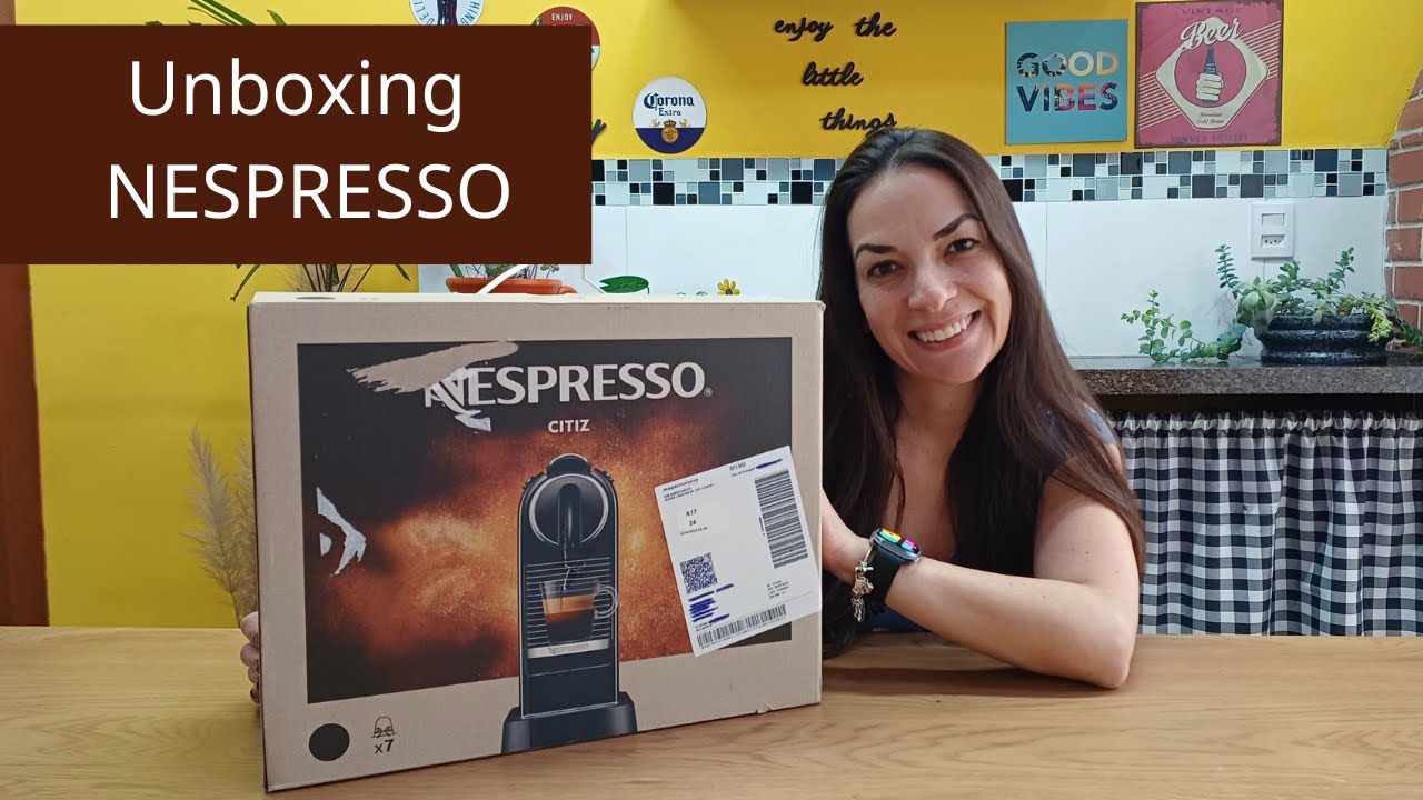 UNBOXING E PRIMEIRA UTILIZAÇÃO MÁQUINA NESPRESSO CITIZ