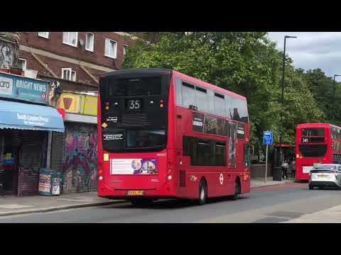 GAL London Central MHV57 (BV66VKH) Route 35 heading northbound to Shoreditch