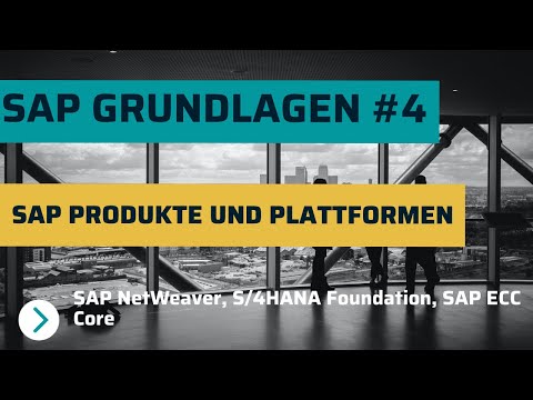 SAP Grundlagen #4 - SAP Produkte und ihre Plattformen | SAP NetWeaver | Apache Tomcat