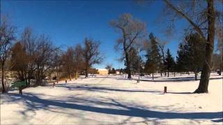 preview picture of video 'Livingston, Montana  Winter February Drive'