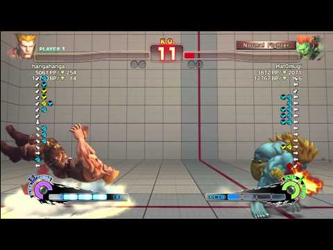 hangahanga (Guile) vs Hatomugi (Blanka)