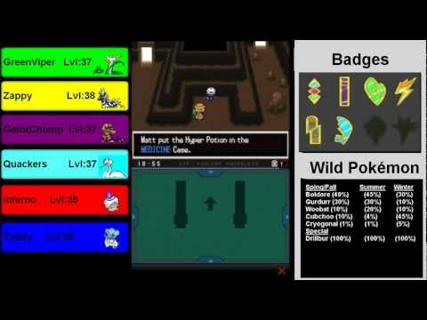 Pokémon Black and White Walkthrough episode 44 - Twist Mountain - Cave People!