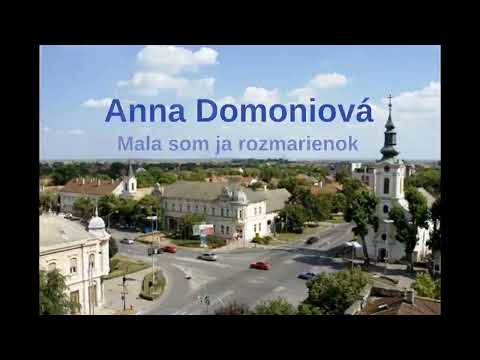 Anna Domoniova   Mala som ja rozmarienok