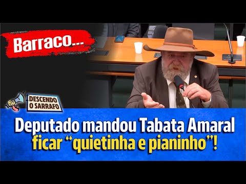 (BARRACO) Nelson Barbudo mandou Tabata Amaral ficar QUIETINHA e PIANINHO
