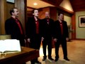 Vocal Spectrum singing after the Miamian's Show in November of 2010.