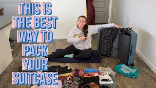 The BEST Way To Pack A Suitcase For Travel! - PROVEN METHOD