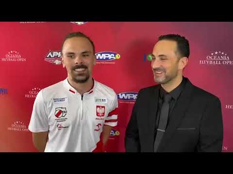 Barry Mavros with Dominik Jastrzab from Poland