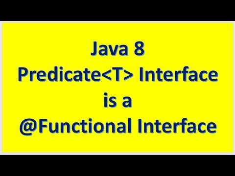Java 8  Predicate Interface is a @Functional Interface in detail with Example