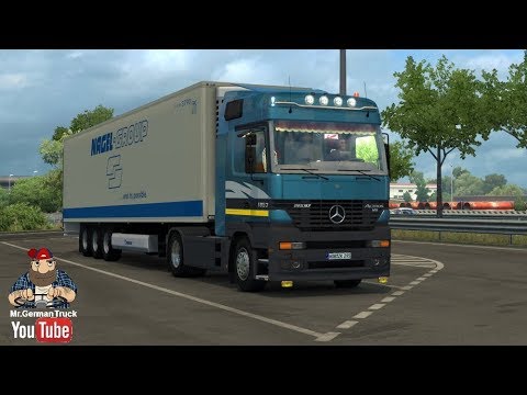 [ETS2 v1.30] Mercedes Benz Actros MP1 + Cabin & Flag DLC ready