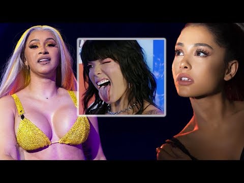 Cardi B & Ariana Grande Fans Slam Halsey Impression While Performing 'Without Me'