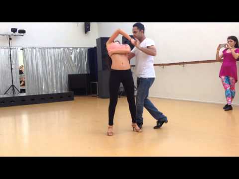 Zouk Sensation  - Circular Moves - Workshop Demo at the NZBDF 2014 - Amit and Theresa