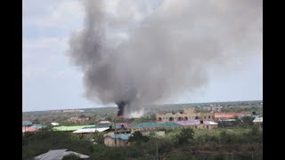 Fire engulfs Galole CDF offices - VIDEO