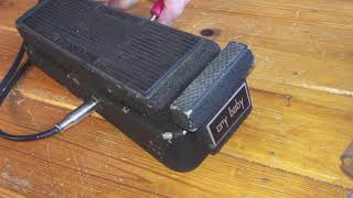 Video thumbnail for Vintage 1974 Vox Thomas Organ stereo fuzz wah swell pedal by Hanford Tape Sessions