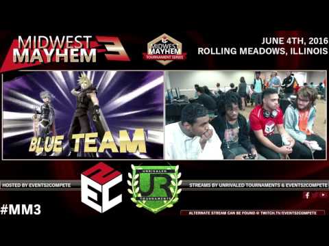 Midwest Mayhem 3 Doubles  WINNERS ROUND 3 - Ge0 + Viev vs E2C | Tyroy + A.Moniker